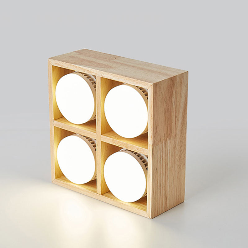 Muto lampa sufitowa bez głównej części, drewno