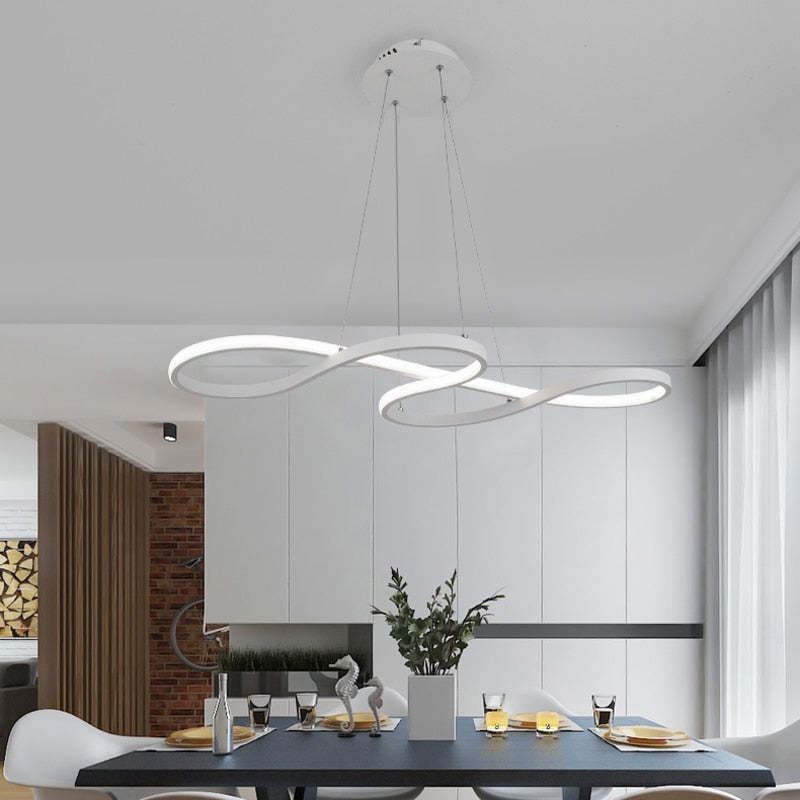 Nerin nuta muzyczna lampa wisząca, czarny & złoty