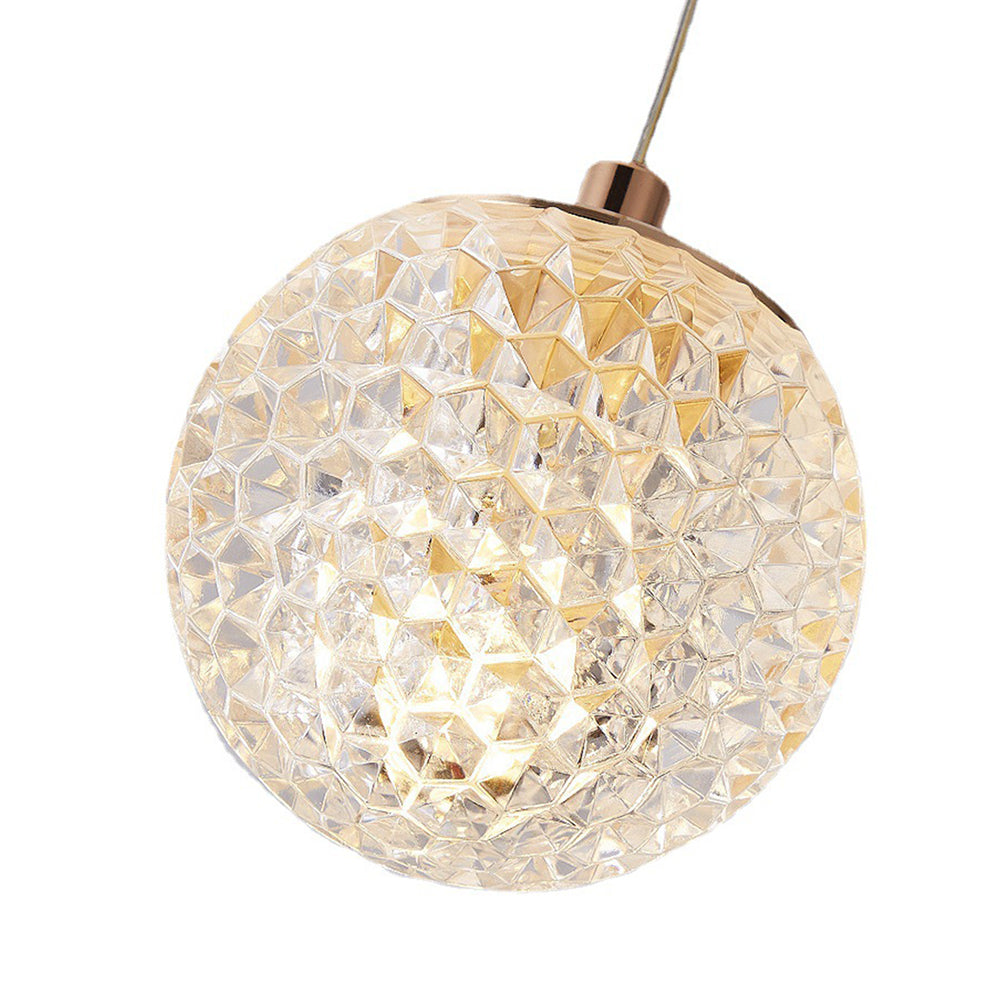 Arisha wielostopniowa nowoczesna lampa wisząca w stylu Art Deco Jibril, złoto