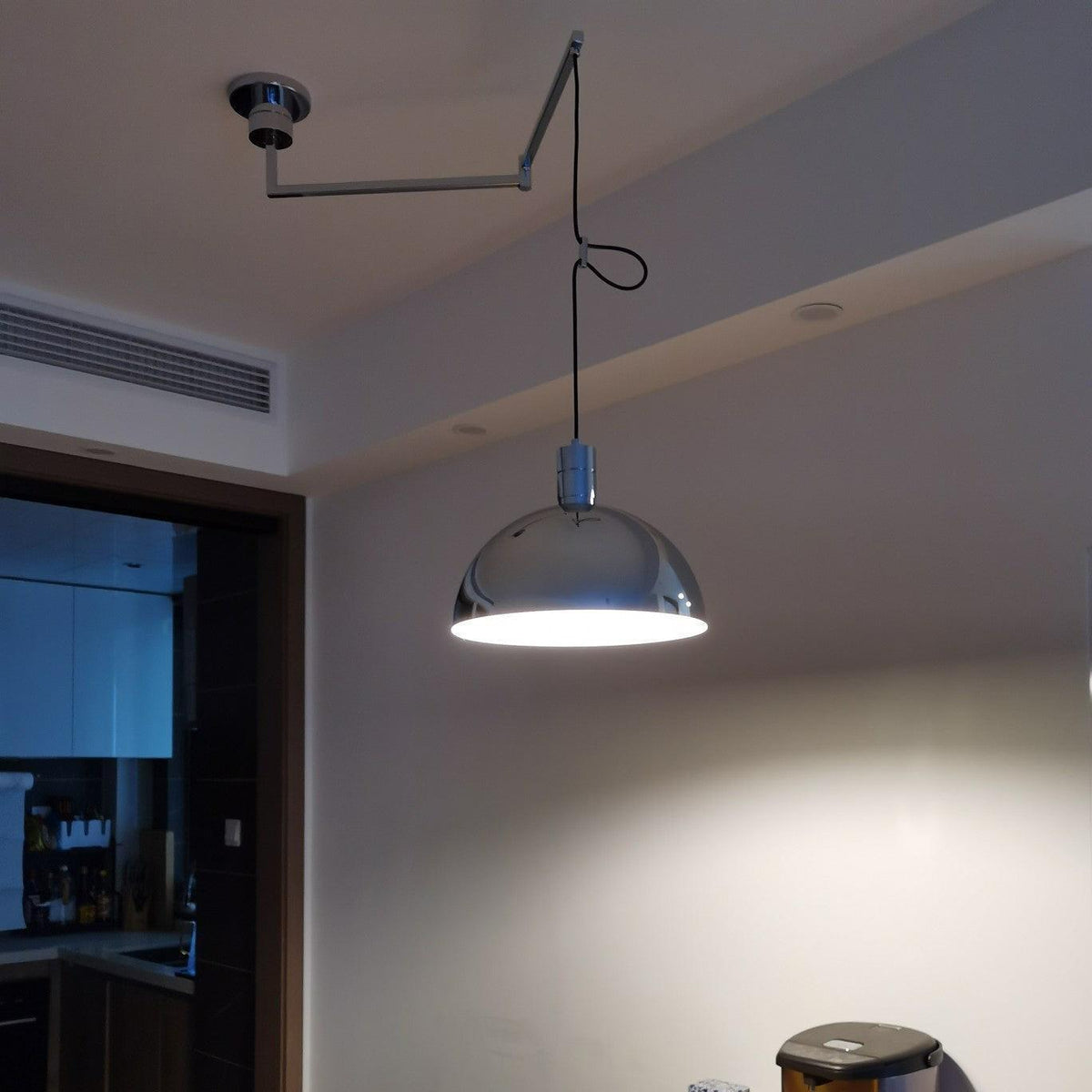 Lyshae nowoczesna minimalistyczna lampy wisząca ze szkła w stylu nordyckim