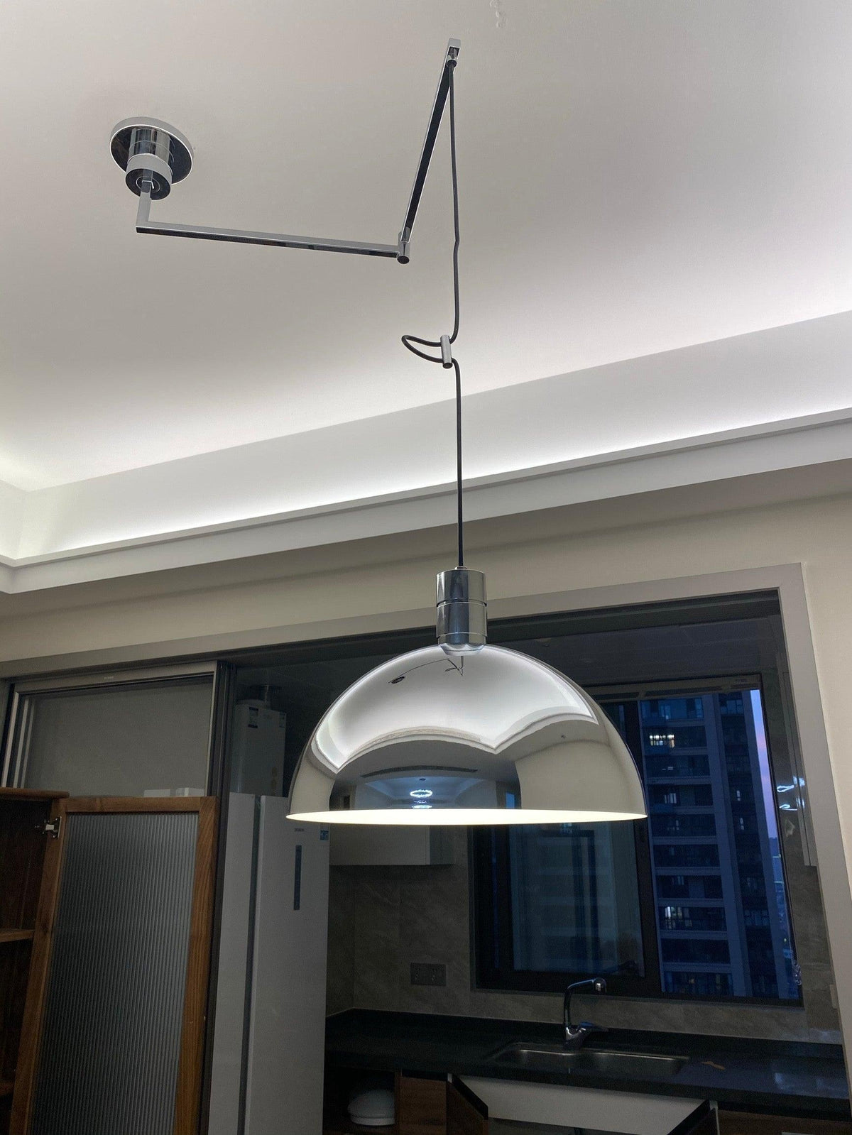 Lyshae nowoczesna minimalistyczna lampy wisząca ze szkła w stylu nordyckim