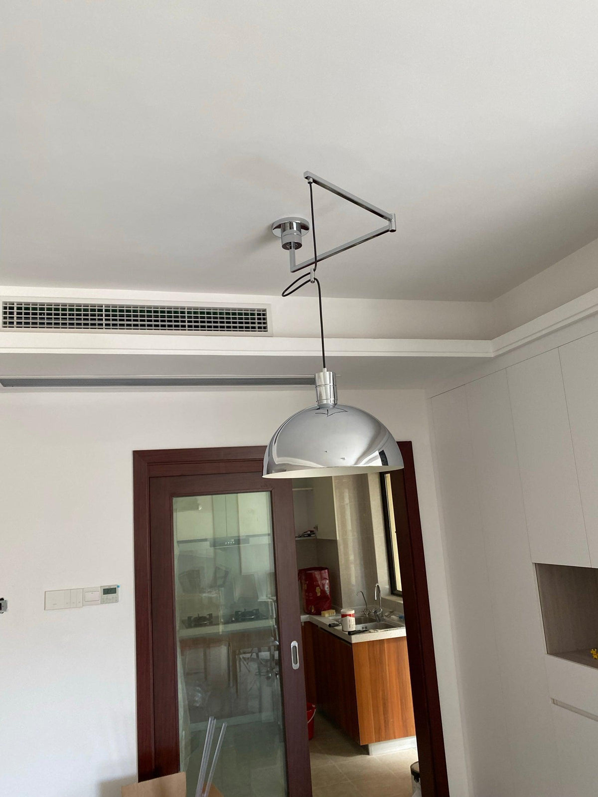 Lyshae nowoczesna minimalistyczna lampy wisząca ze szkła w stylu nordyckim
