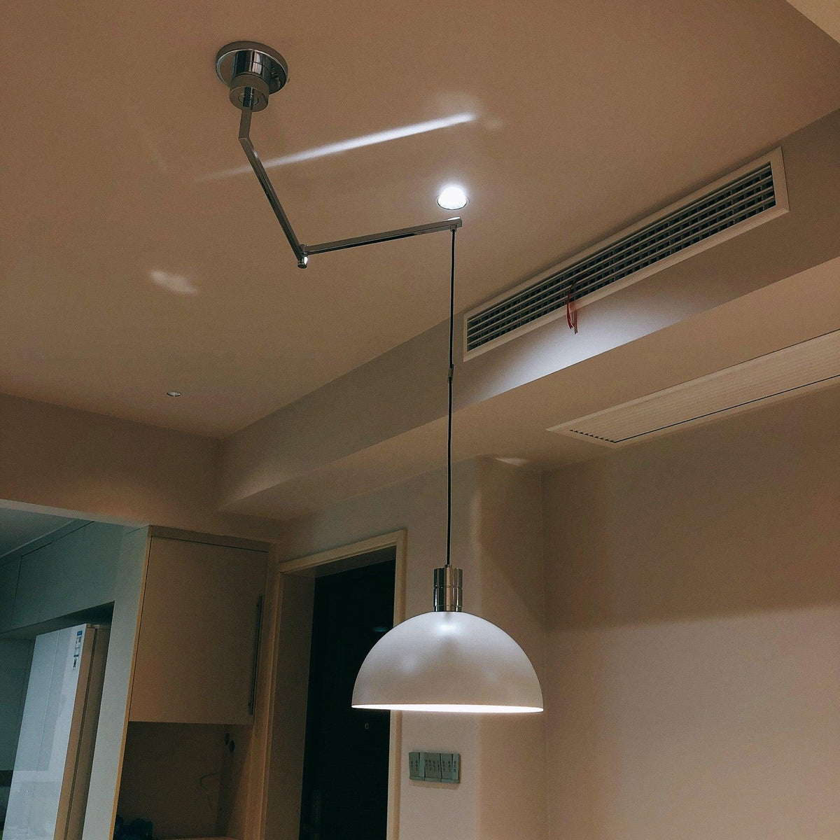 Lyshae nowoczesna minimalistyczna lampy wisząca ze szkła w stylu nordyckim