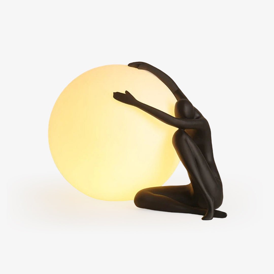 Cosmo Humanoid Ball Holding Lampa Stołowa