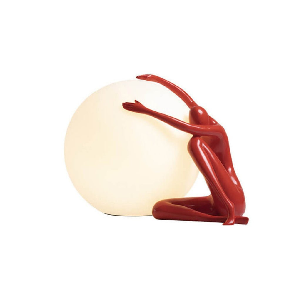 Cosmo Humanoid Ball Holding Lampa Stołowa