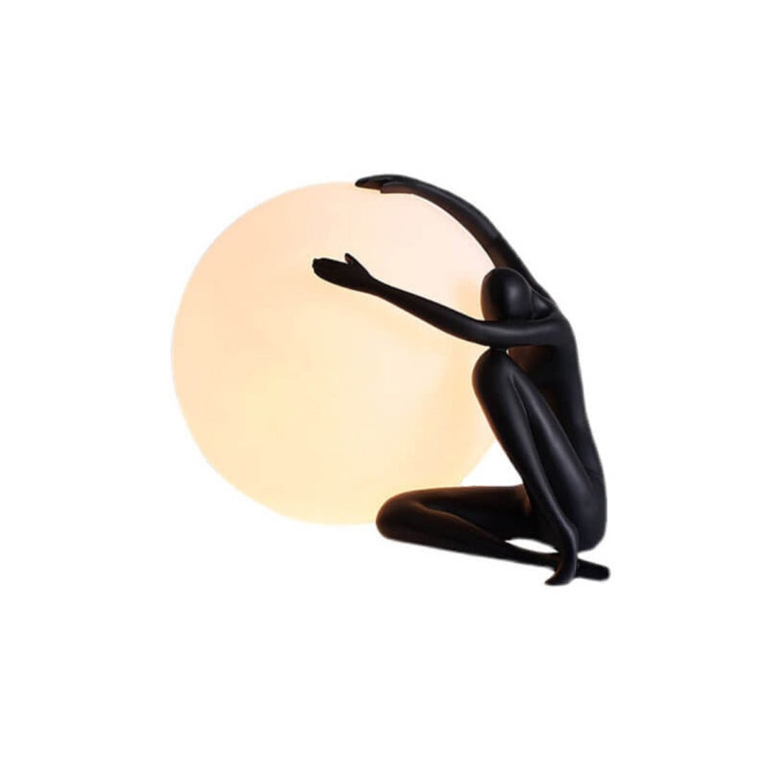 Cosmo Humanoid Ball Holding Lampa Stołowa