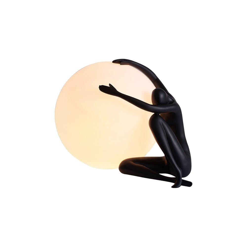 Cosmo Humanoid Ball Holding Lampa Stołowa