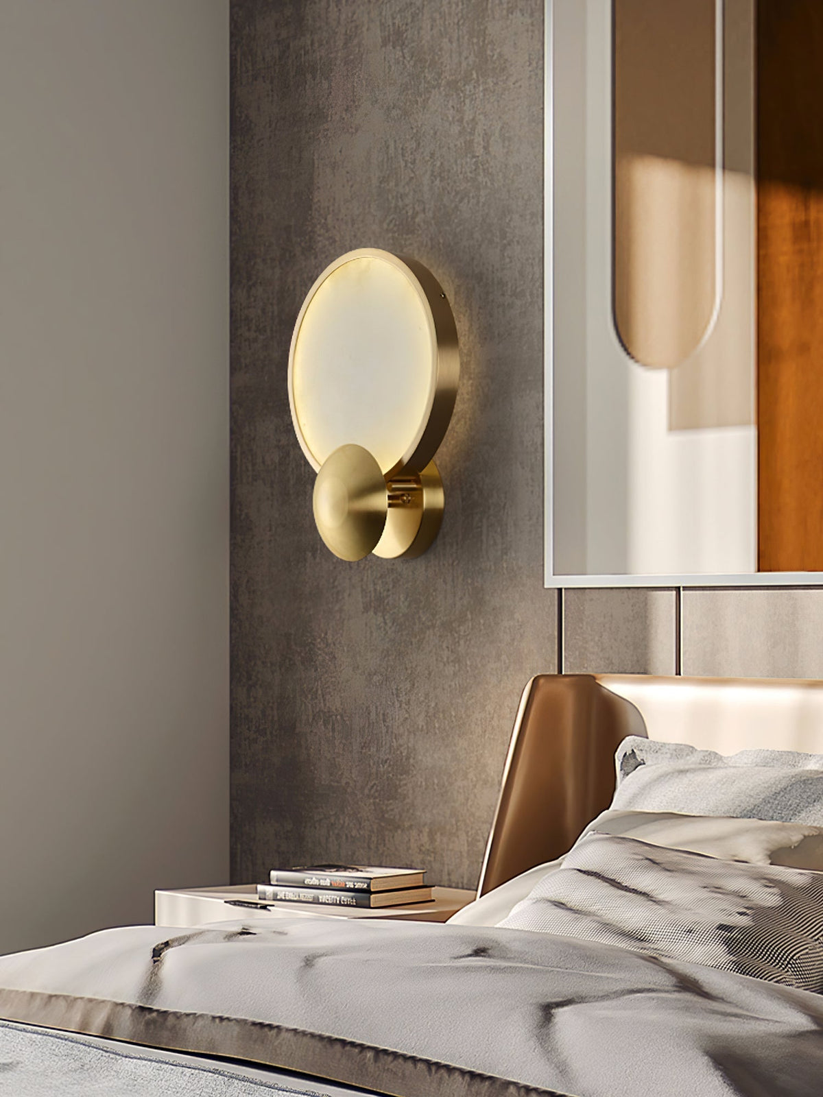 Avenuelia kinkiet alabastrowy