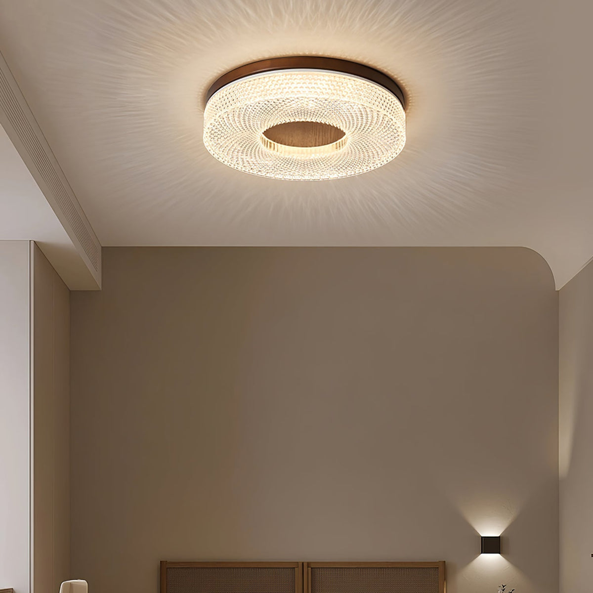 Nirinelle lampa sufitowa z pierścienia akrylowego nowoczesna minimalistyczna
