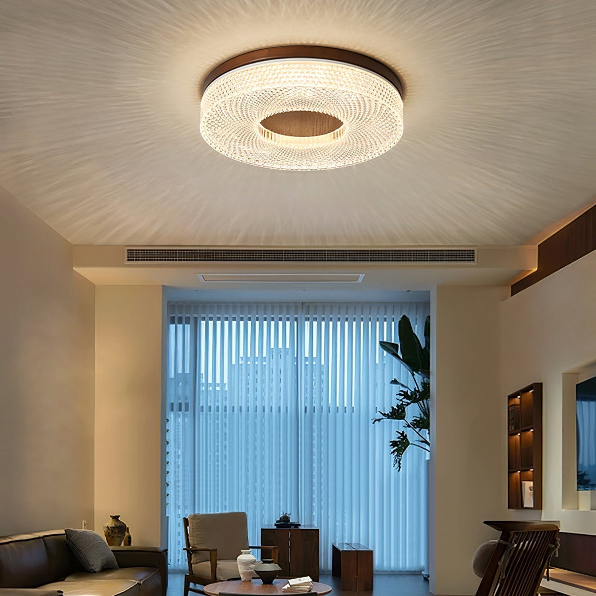 Nirinelle lampa sufitowa z pierścienia akrylowego nowoczesna minimalistyczna