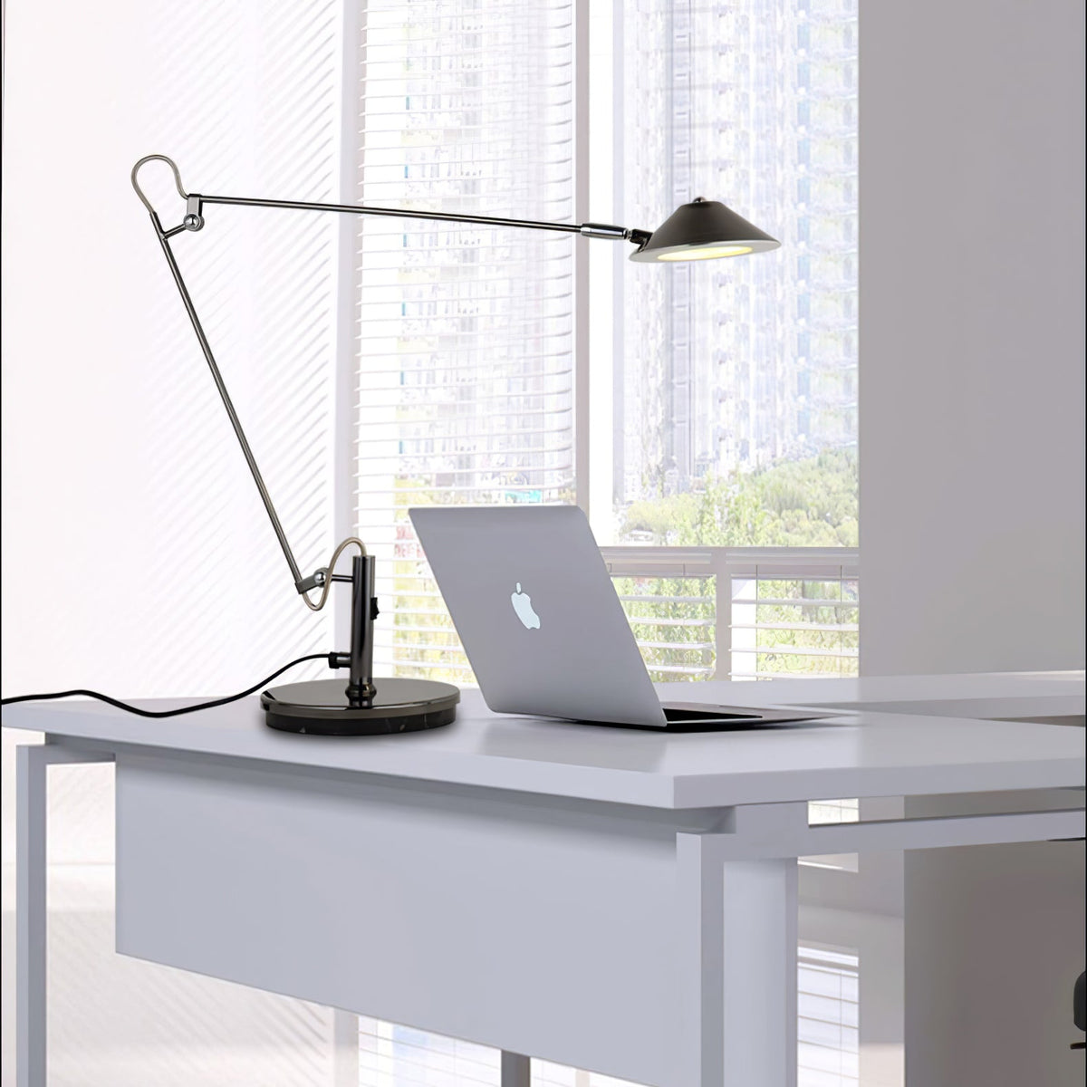 Lampa stołowa Quden Minimalistic do pracy biurowej