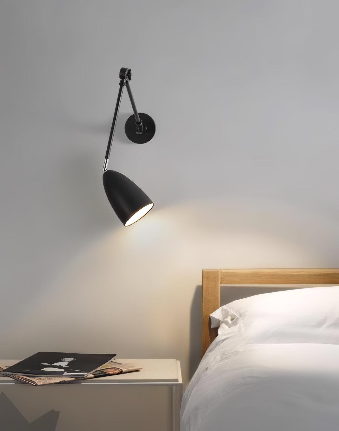 Ulrinel regulowana lampa ścienna z ramieniem