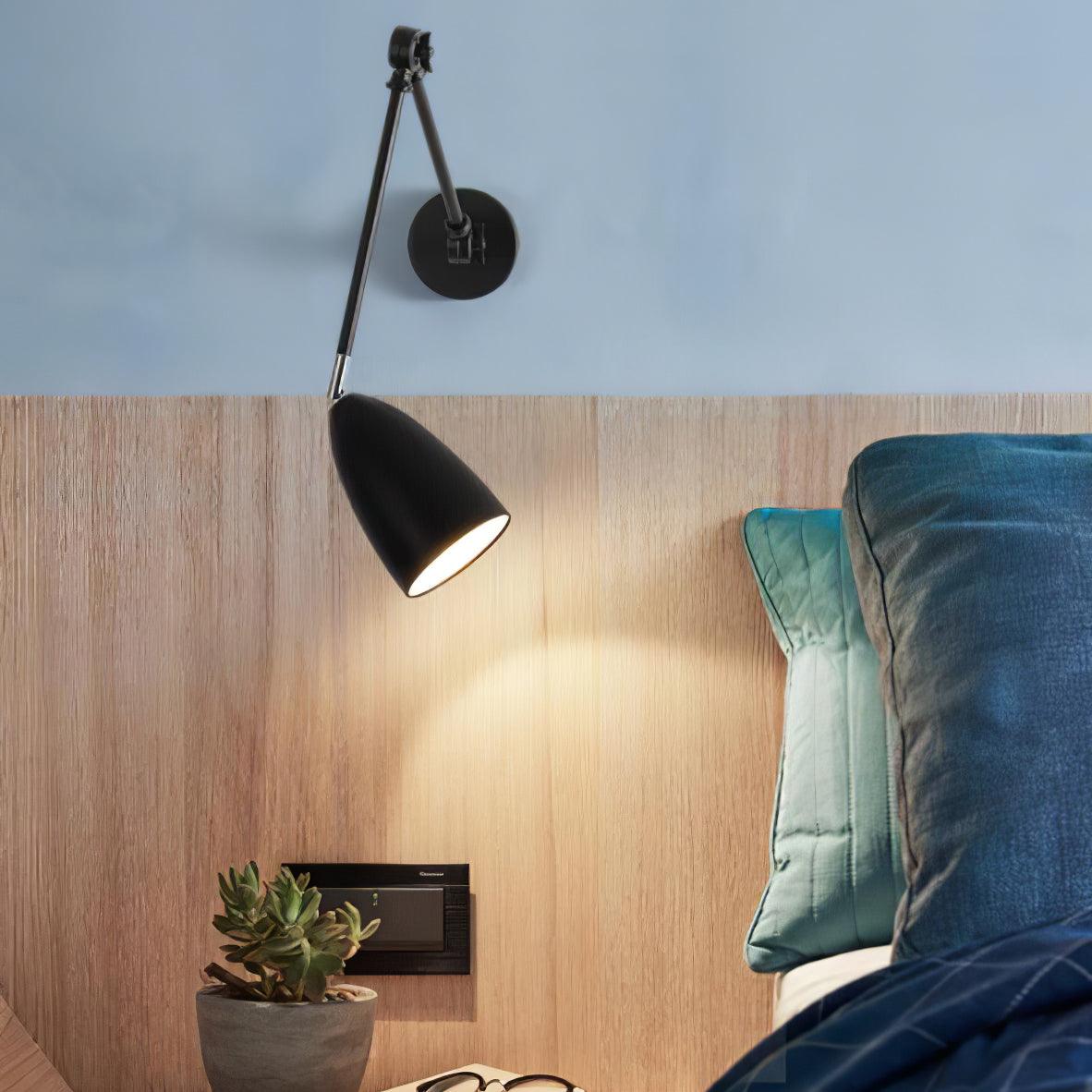 Ulrinel regulowana lampa ścienna z ramieniem
