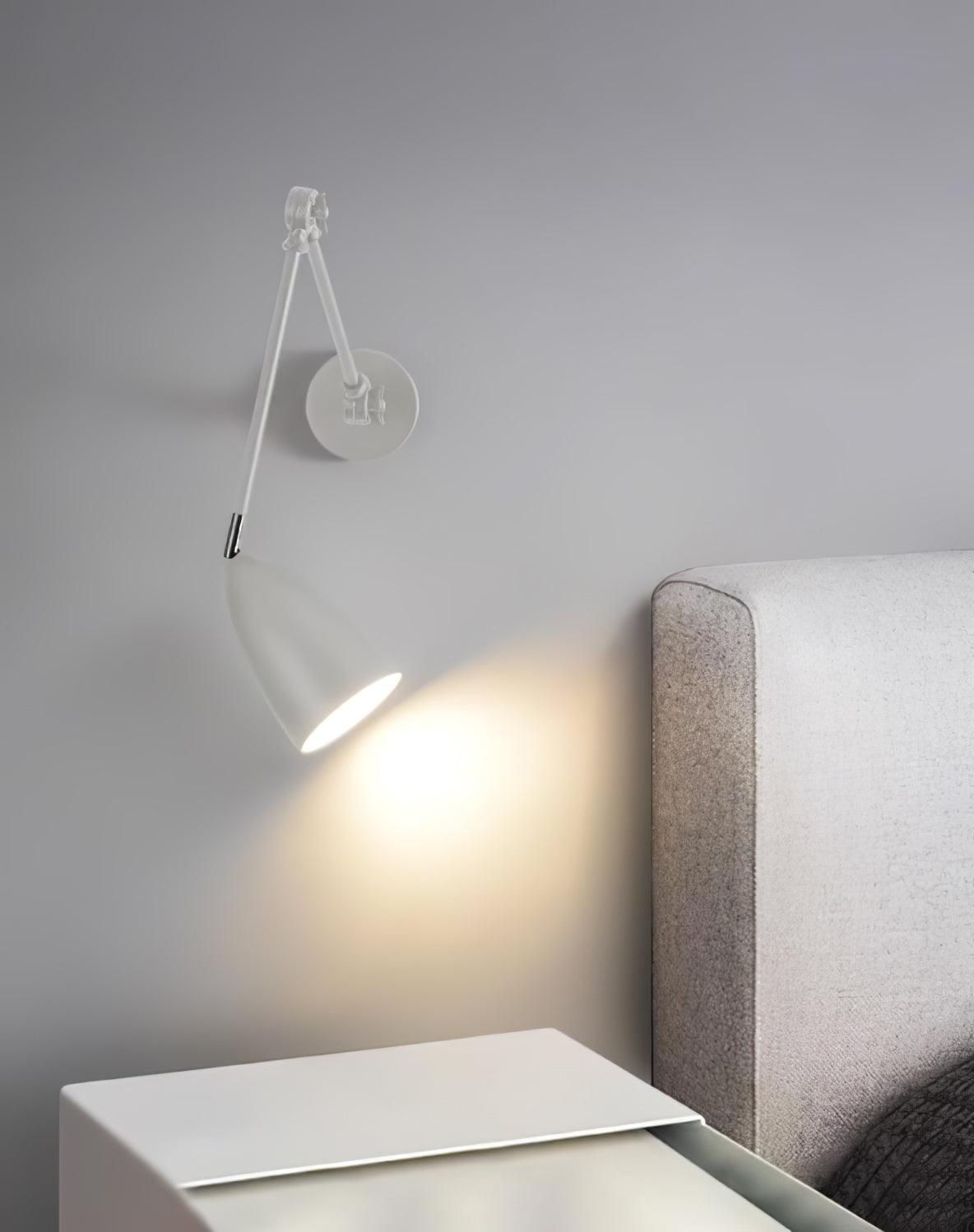 Ulrinel regulowana lampa ścienna z ramieniem