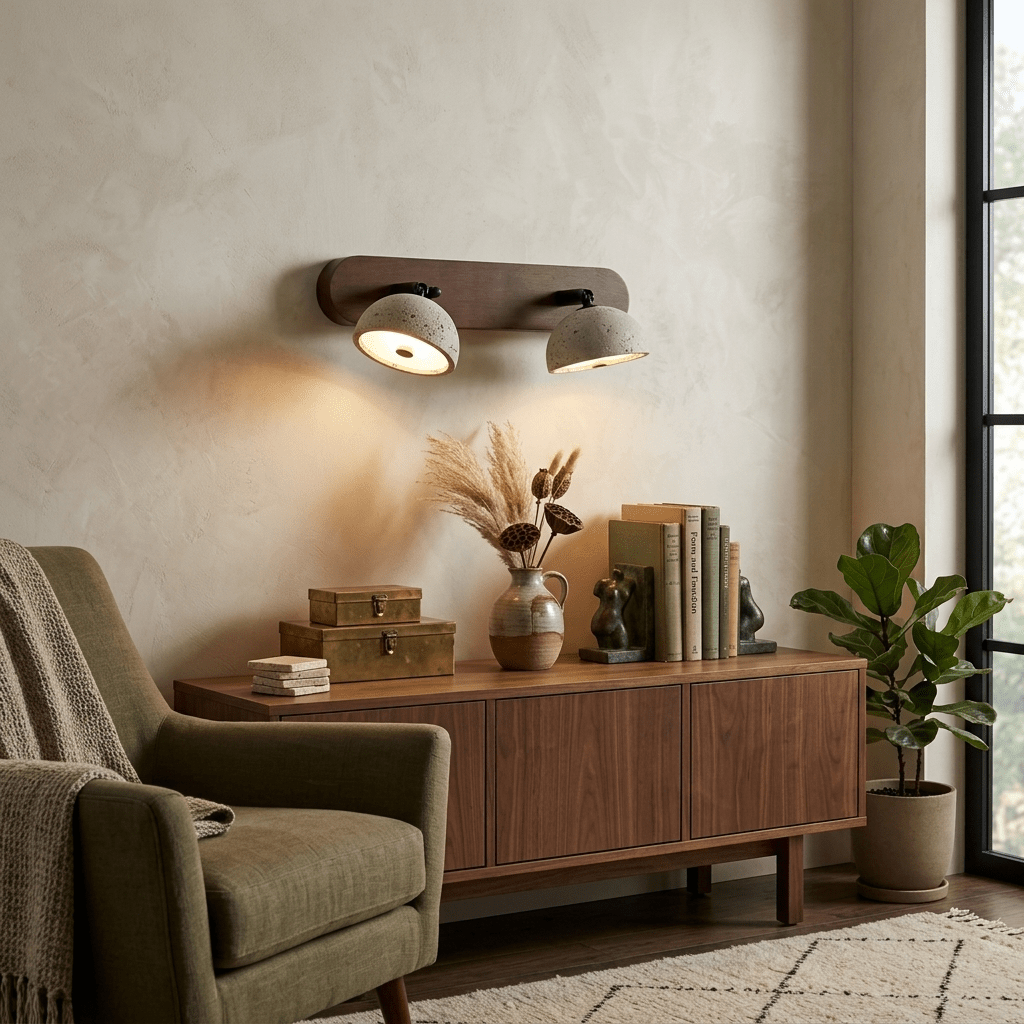 Valienne Travertine kopuła Vanity oświetlenie