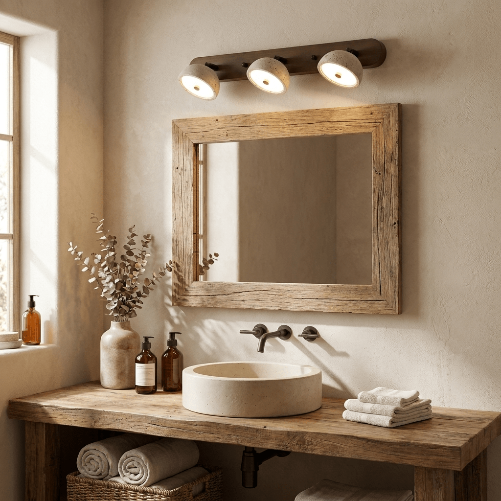 Valienne Travertine kopuła Vanity oświetlenie