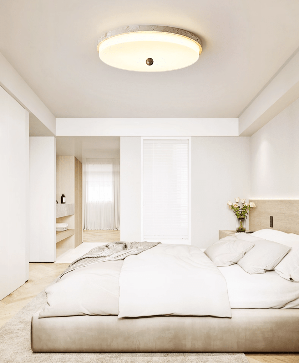 Aeon Travertine Orb lampa sufitowa