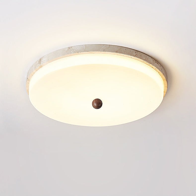 Aeon Travertine Orb lampa sufitowa