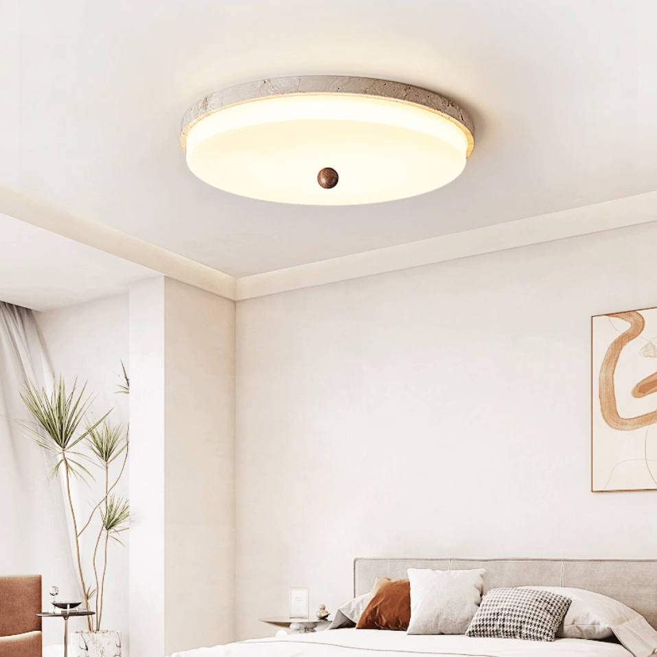 Aeon Travertine Orb lampa sufitowa