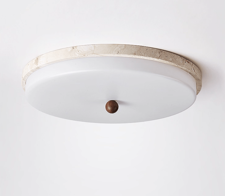 Aeon Travertine Orb lampa sufitowa