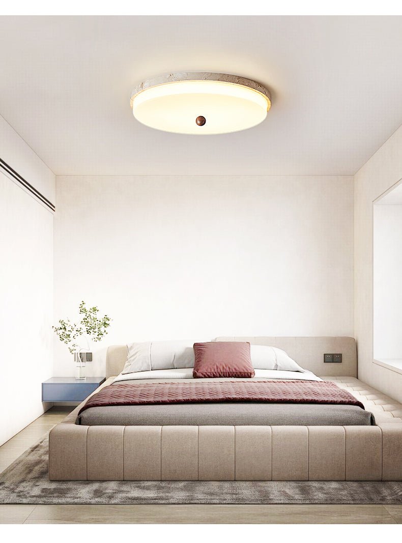 Aeon Travertine Orb lampa sufitowa