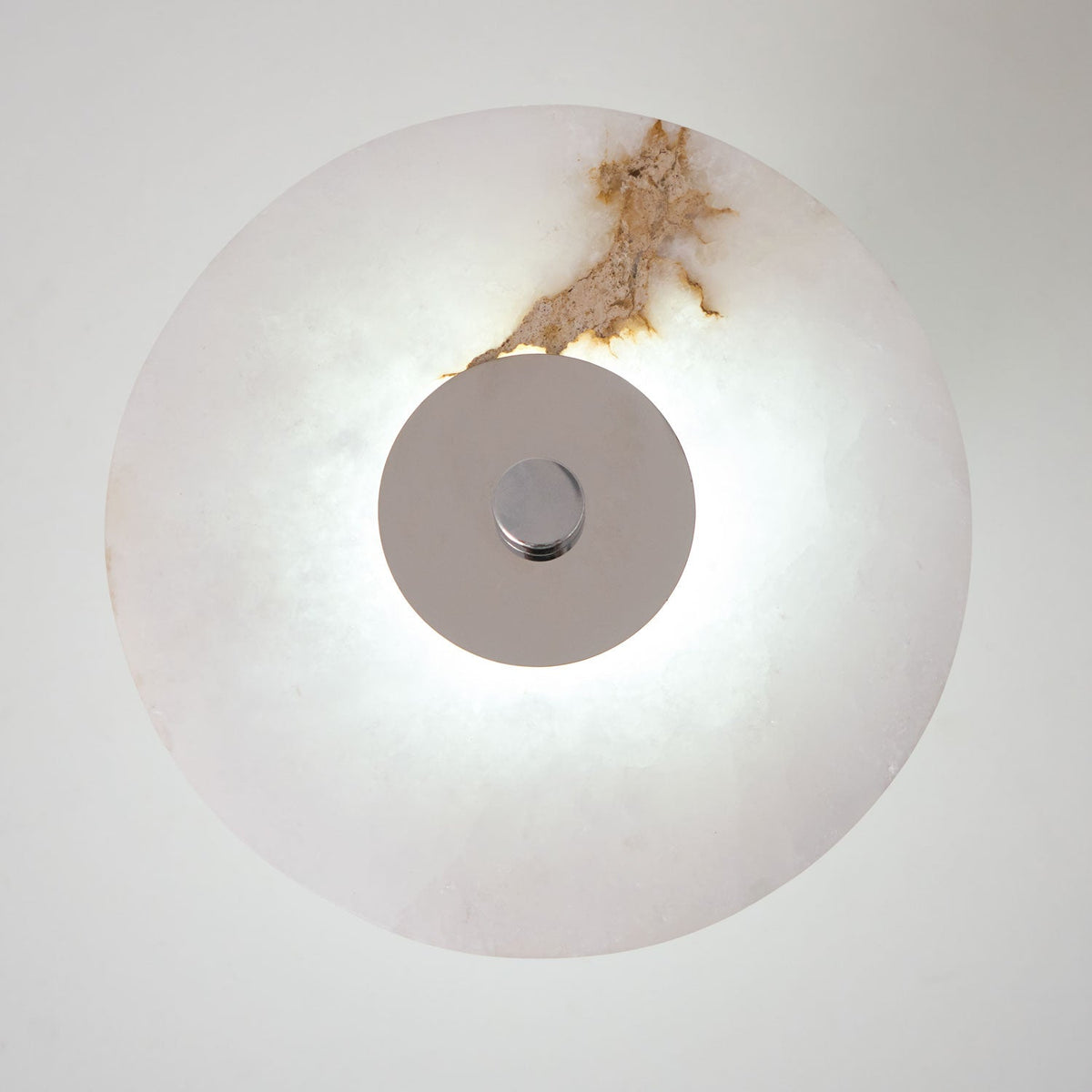 Lampa stołowa Eurnoran w kształcie grzybka z alabastrem