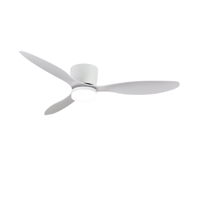 Brinor minimalistyczna lampa sufitowa z wentylatorem drewniana