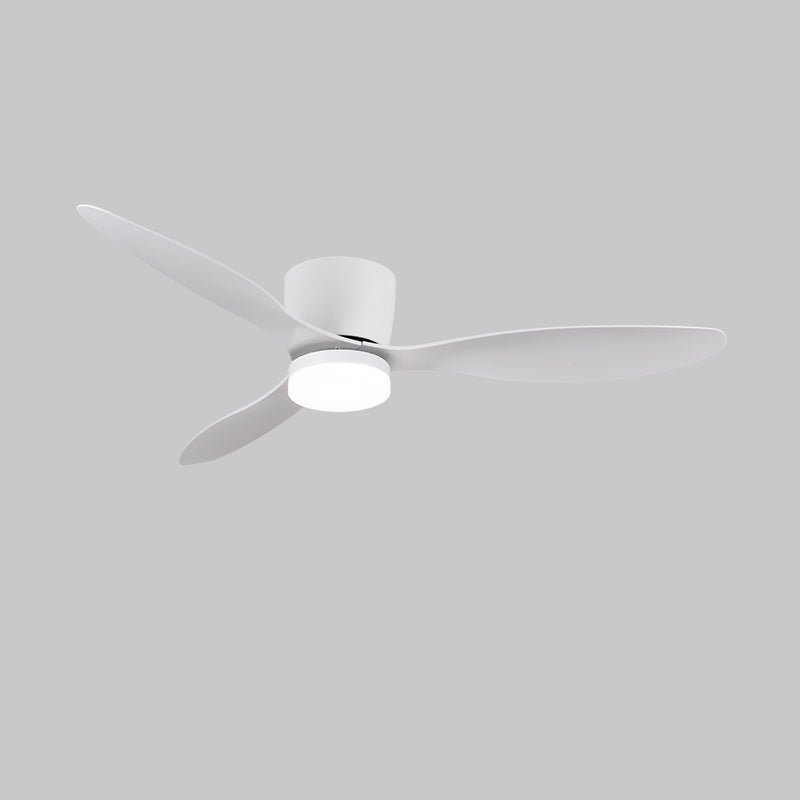 Brinor minimalistyczna lampa sufitowa z wentylatorem drewniana