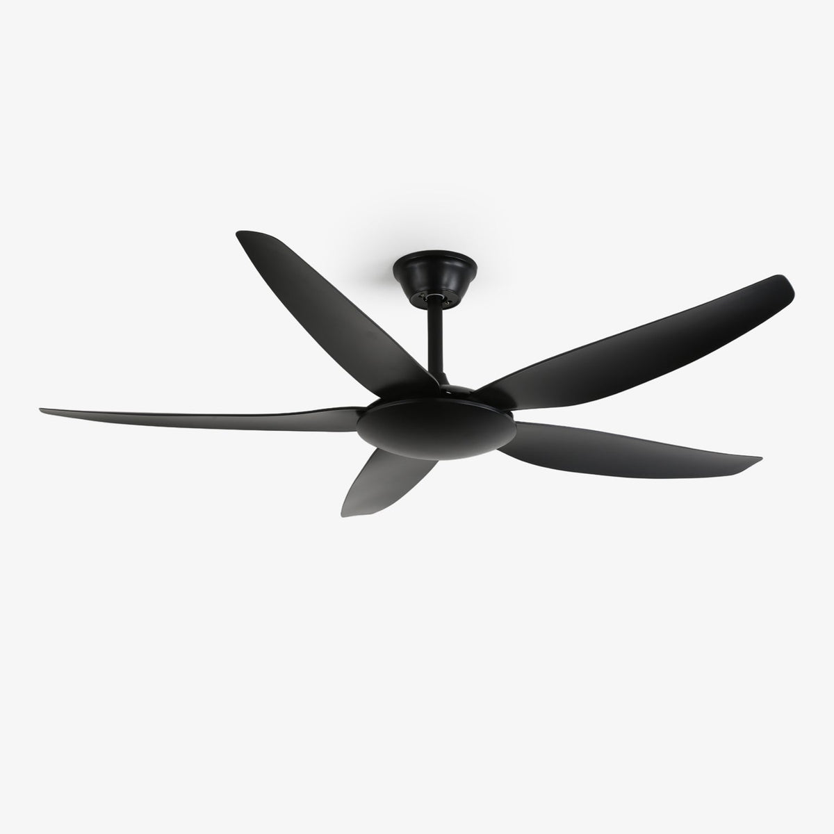 Onyxa minimalistyczna lampa sufitowa z wentylatorem