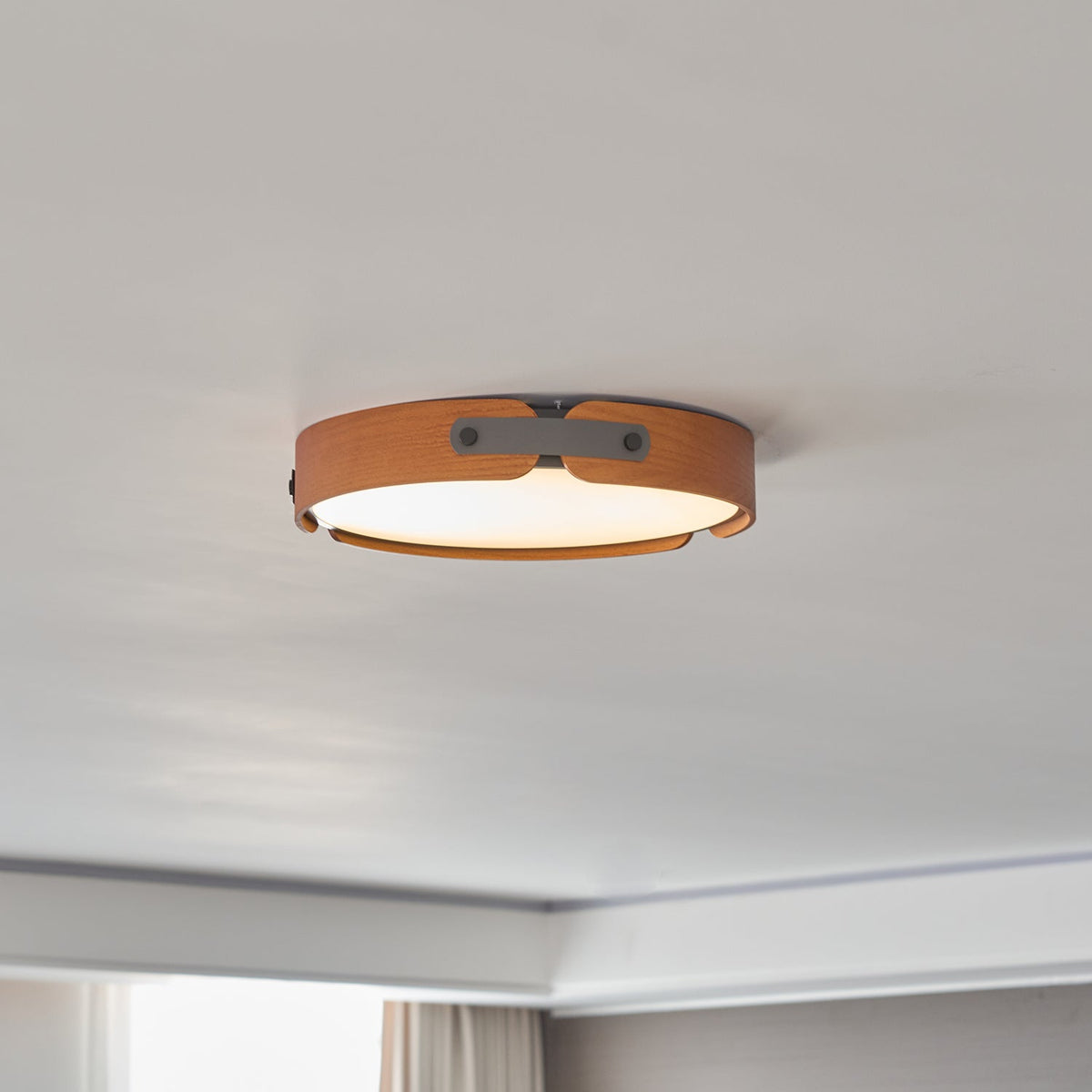 Sylarina nowoczesna lampa sufitowa z drewna