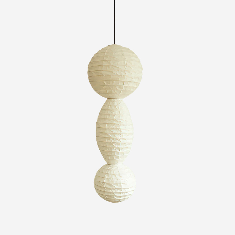 Nami lampa wisząca latarnia papierowa Wabi-sabi
