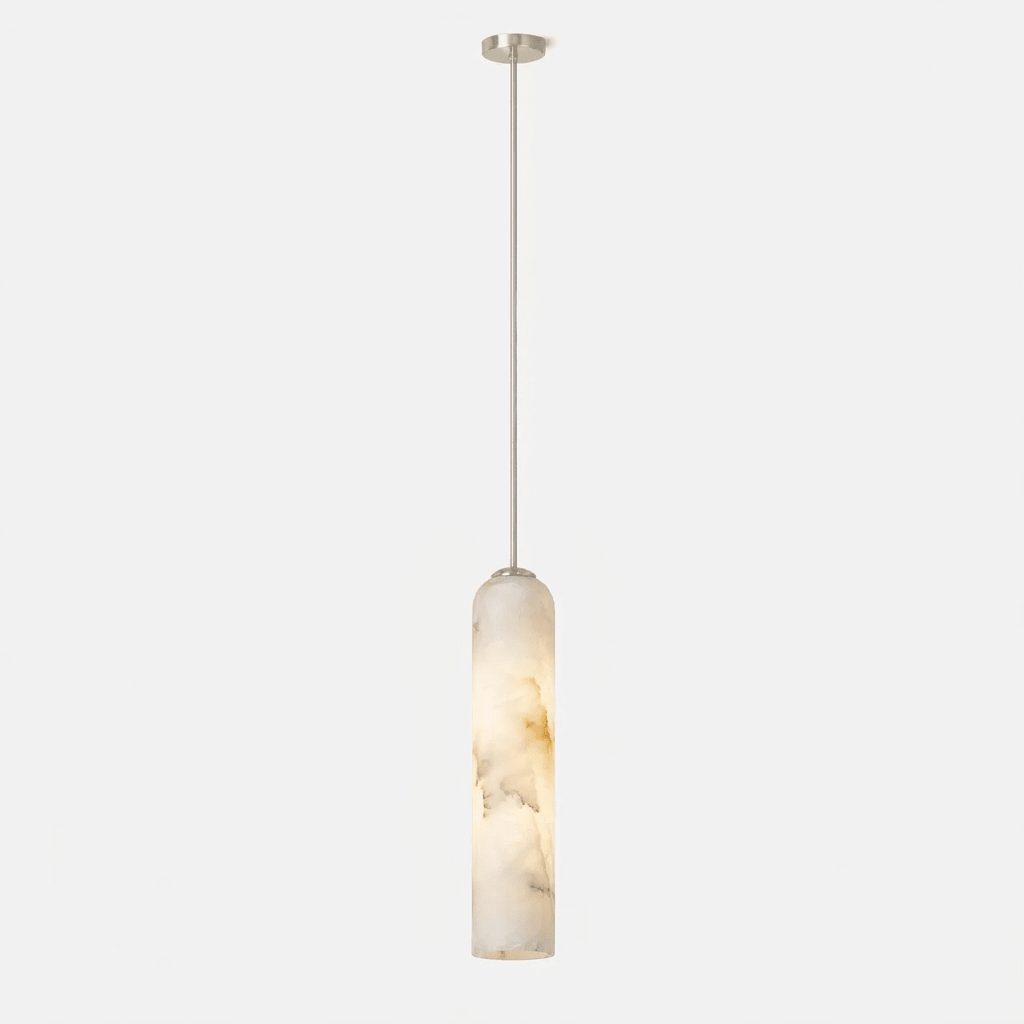 Alabaster Cylinder lampa wisząca