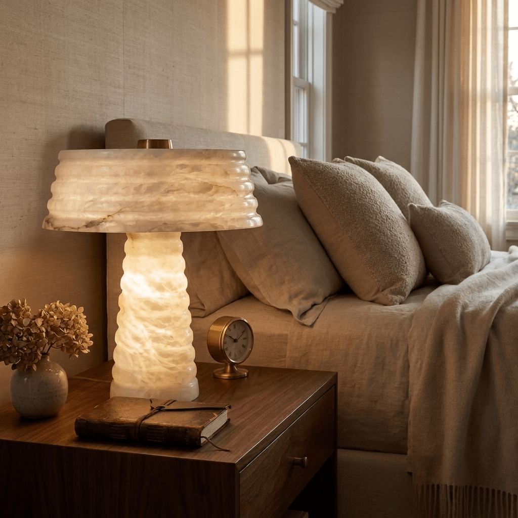 Selanelia warstwowa lampa stołowa