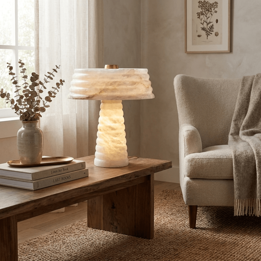 Selanelia warstwowa lampa stołowa