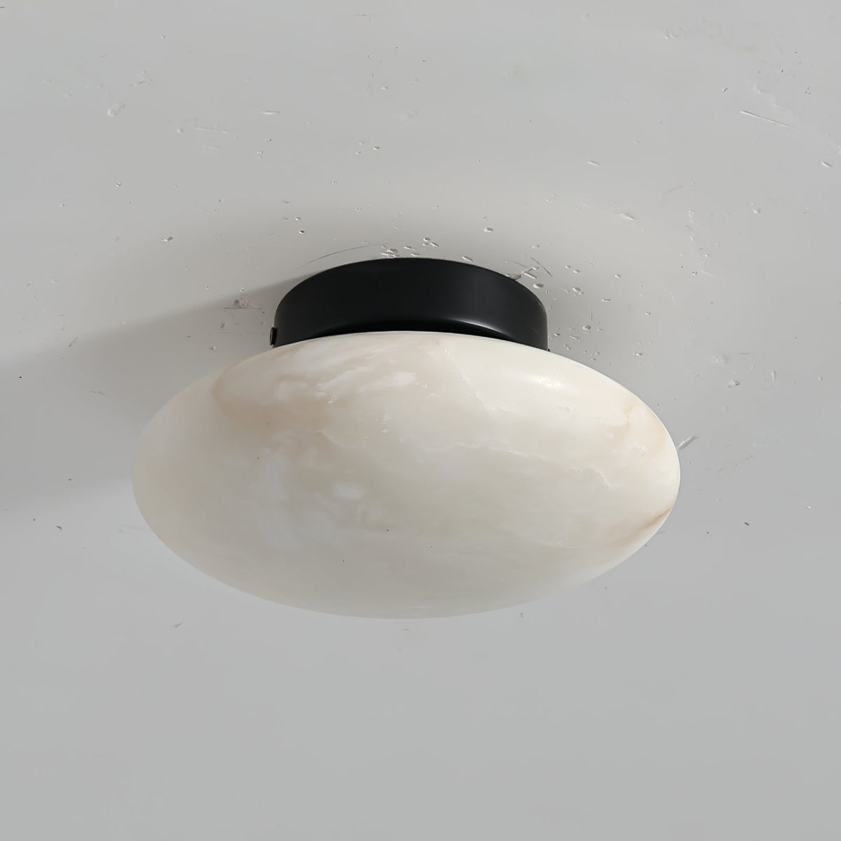 Vanorara minimalistyczna lampa sufitowa montowana bezpośrednio ze szkła alabastrowego
