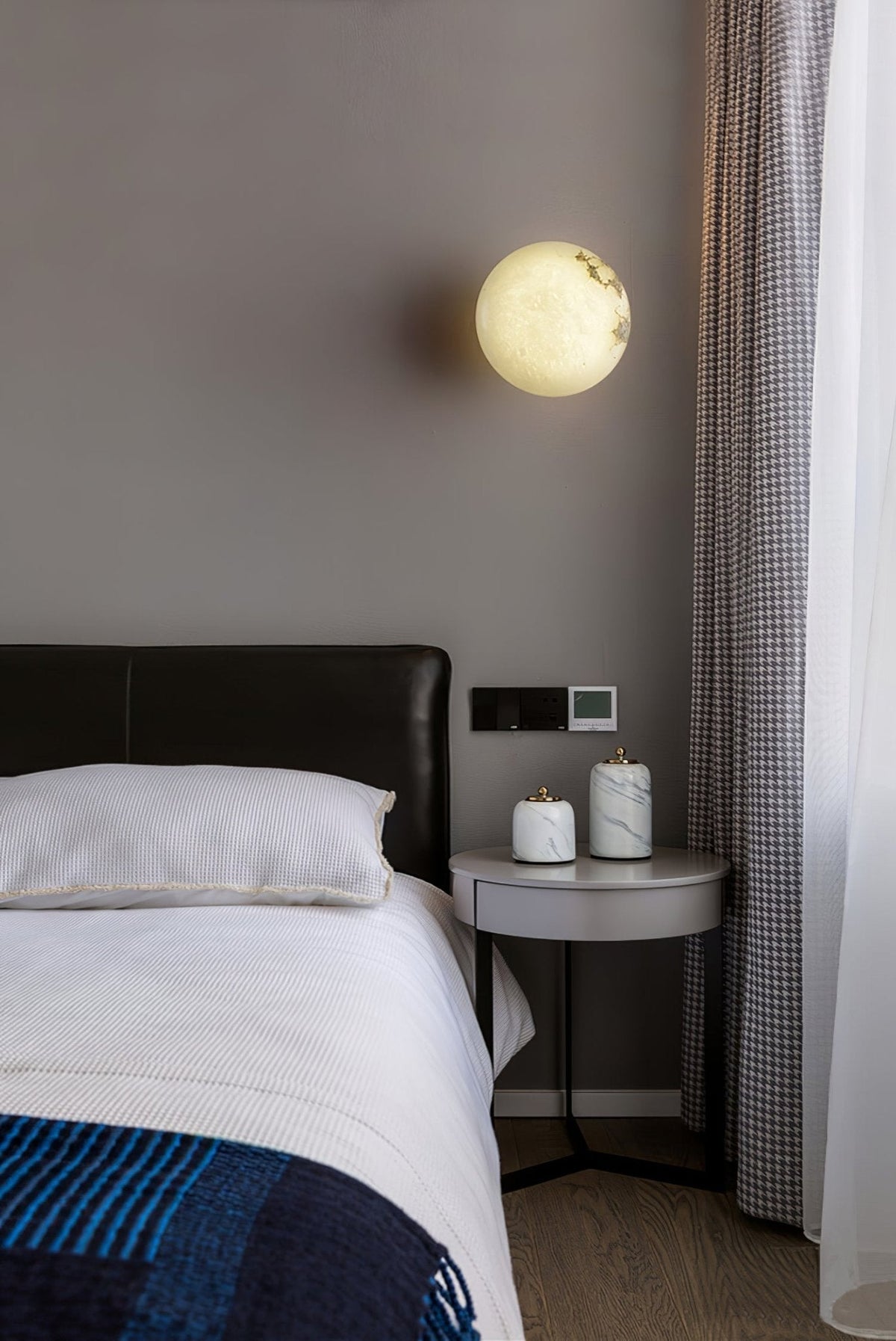 Vanorara minimalistyczna lampa sufitowa montowana bezpośrednio ze szkła alabastrowego