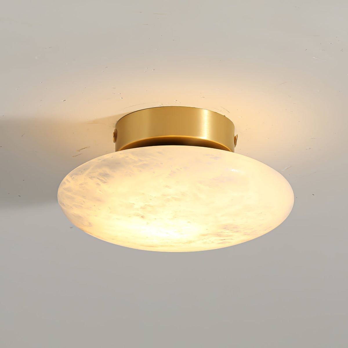 Vanorara minimalistyczna lampa sufitowa montowana bezpośrednio ze szkła alabastrowego