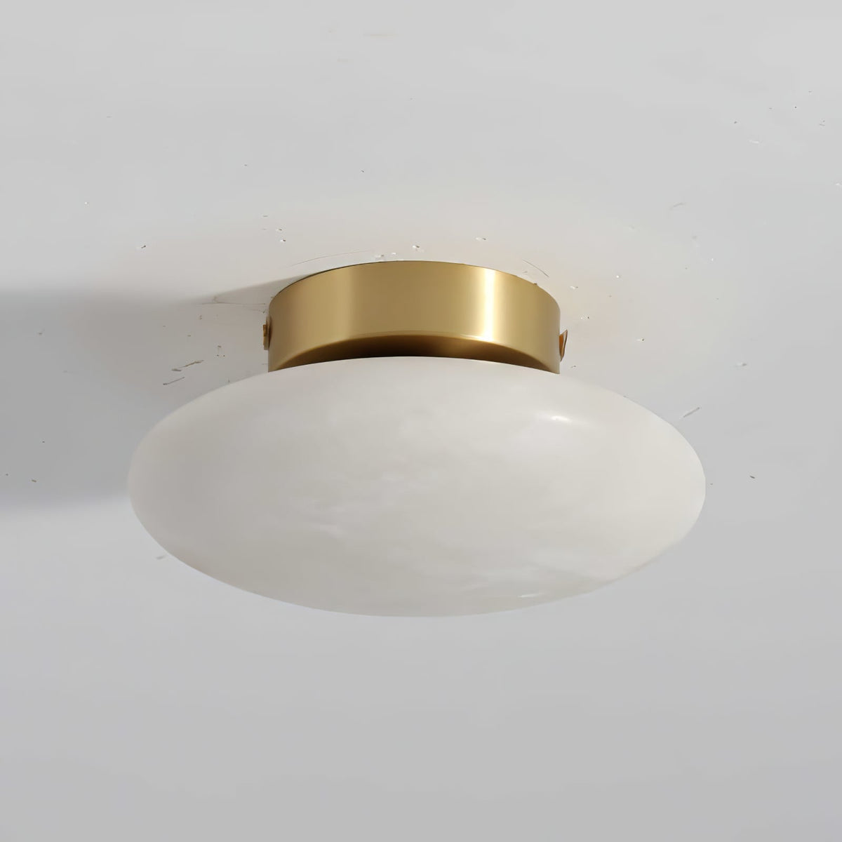 Vanorara minimalistyczna lampa sufitowa montowana bezpośrednio ze szkła alabastrowego