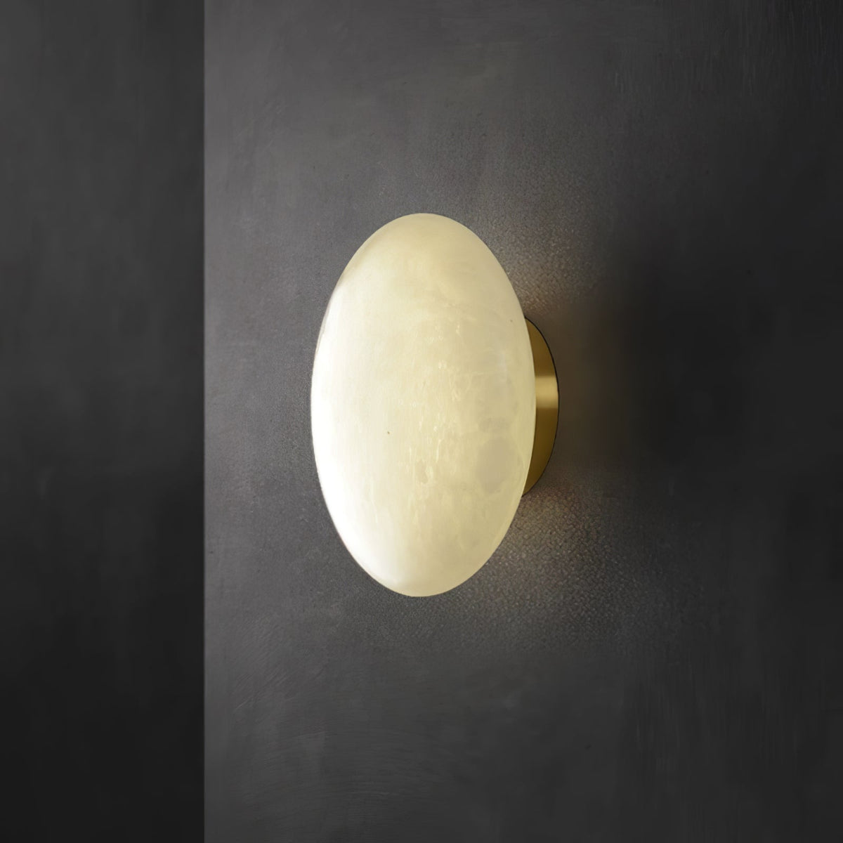 Vanorara minimalistyczna lampa sufitowa montowana bezpośrednio ze szkła alabastrowego