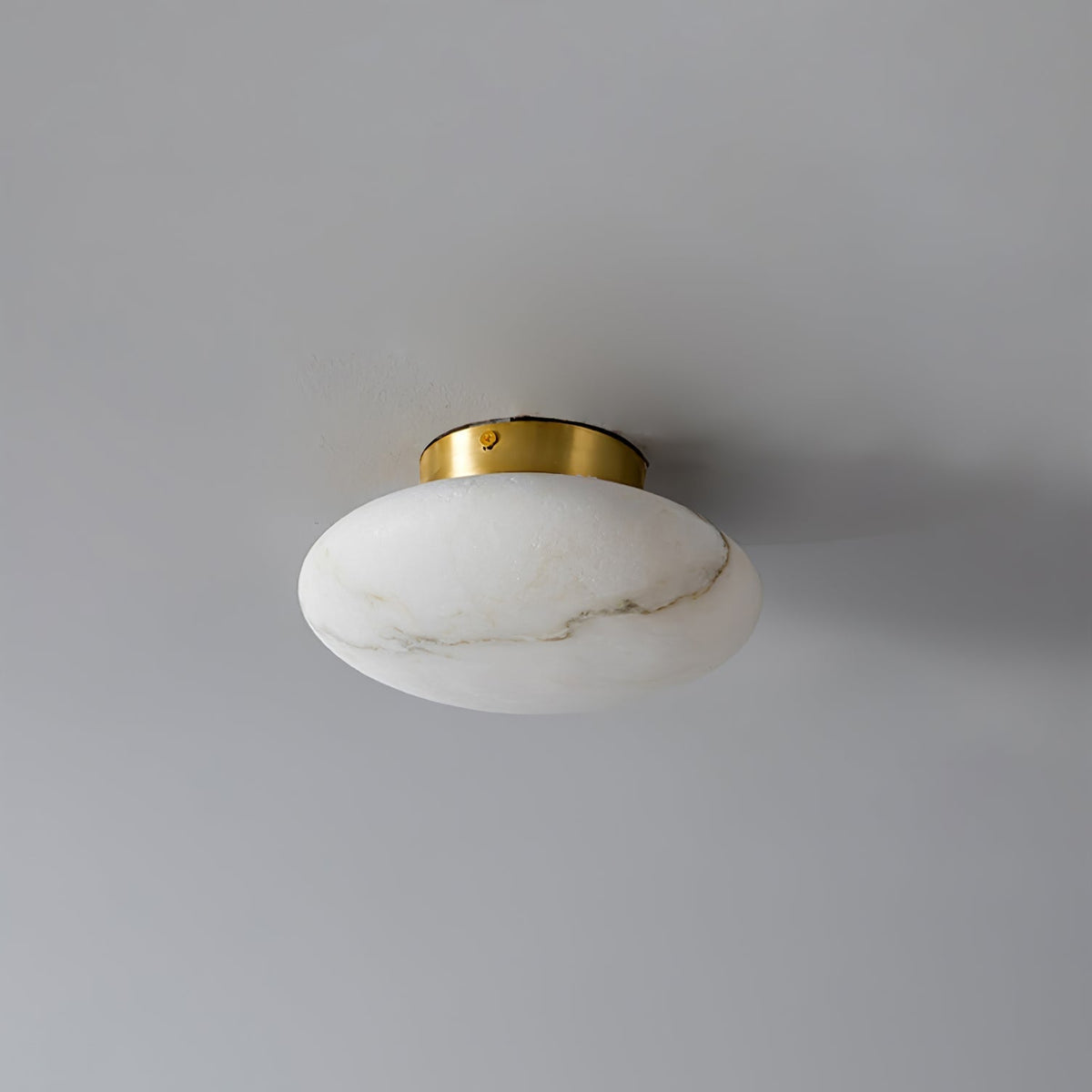 Vanorara minimalistyczna lampa sufitowa montowana bezpośrednio ze szkła alabastrowego