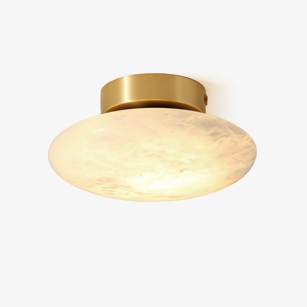 Vanorara minimalistyczna lampa sufitowa montowana bezpośrednio ze szkła alabastrowego