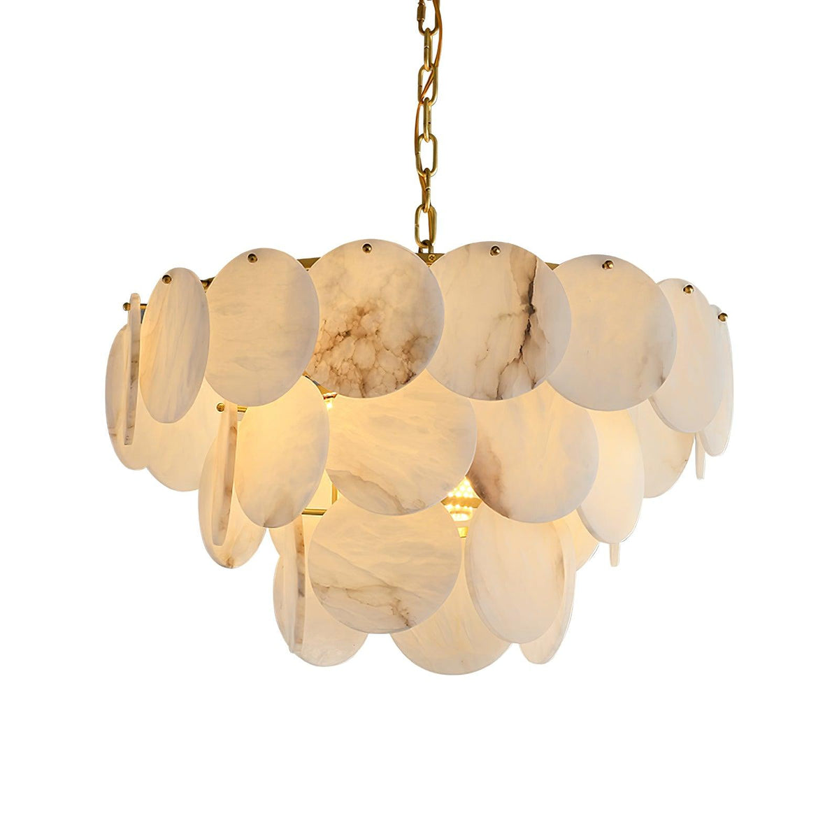 Nivarora żyrandol Alabaster
