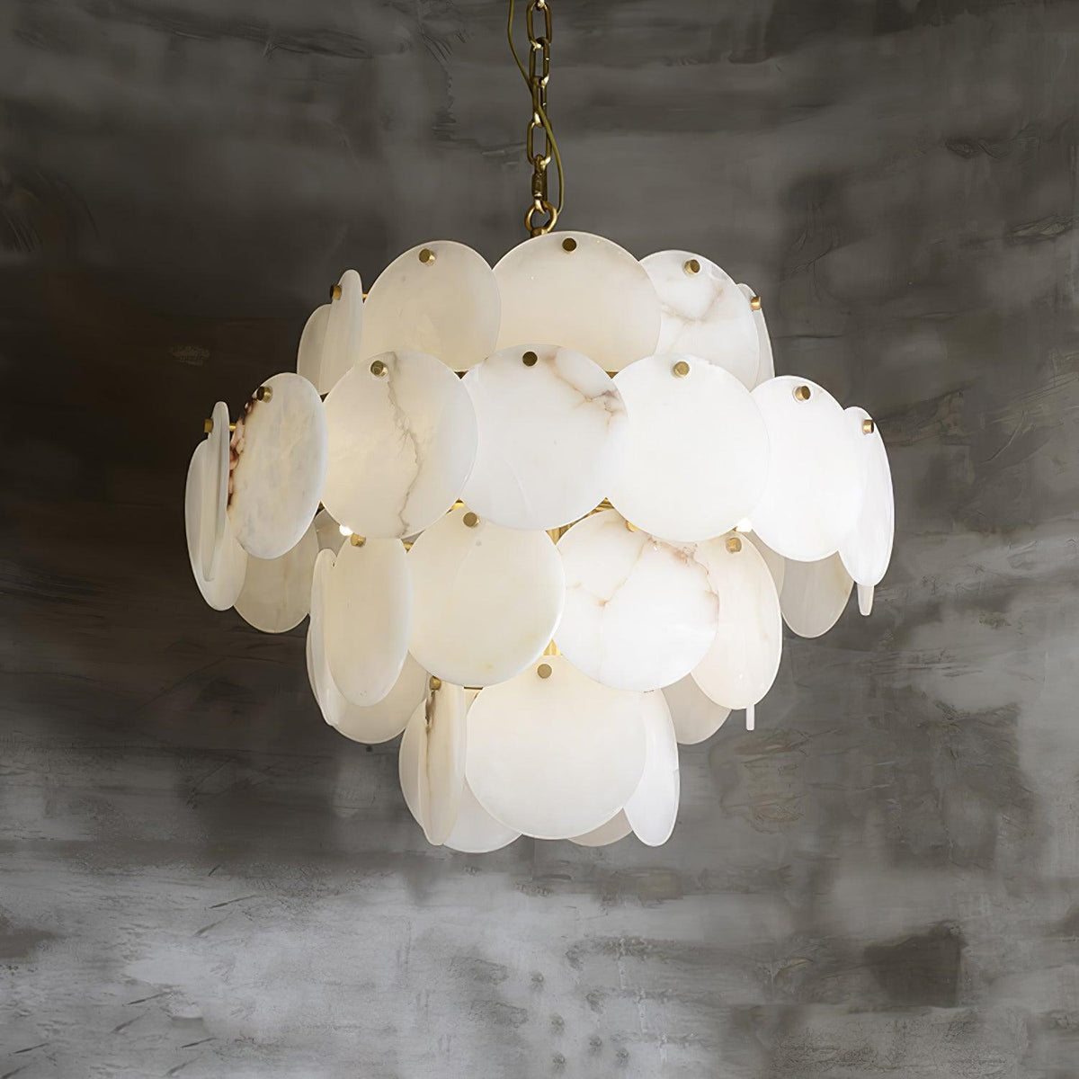 Nivarora żyrandol Alabaster