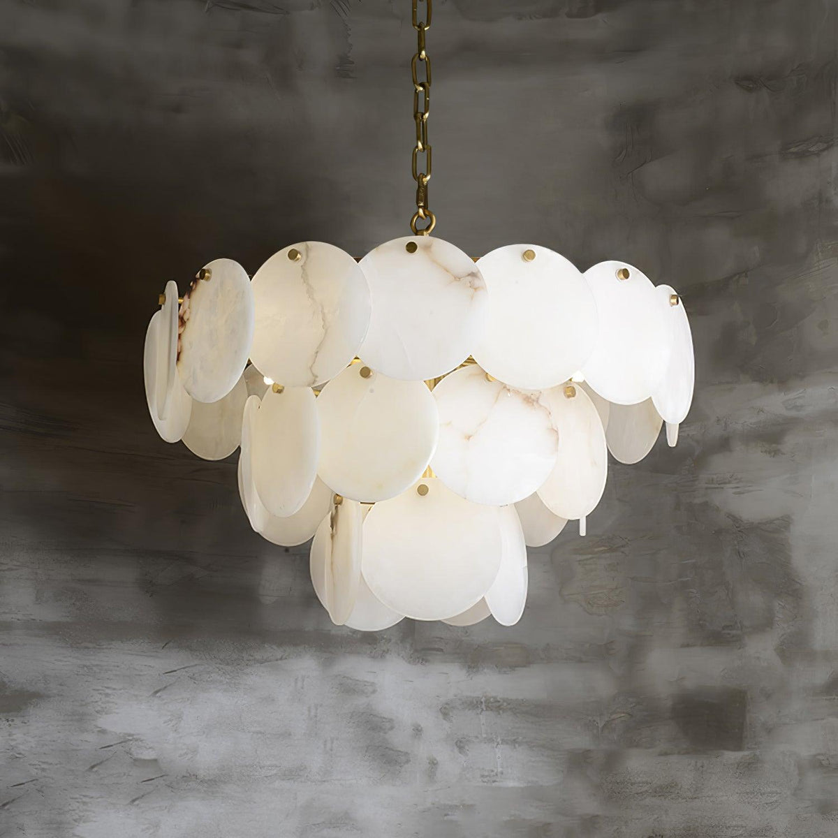 Nivarora żyrandol Alabaster