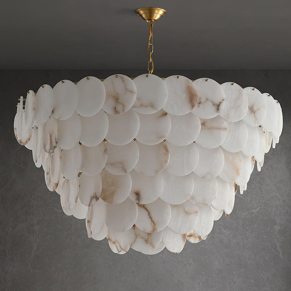 Nivarora żyrandol Alabaster