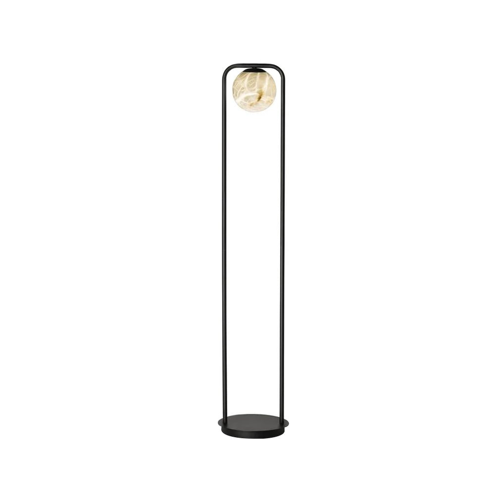 Callista minimalistyczna lampa stojąca z alabastrem