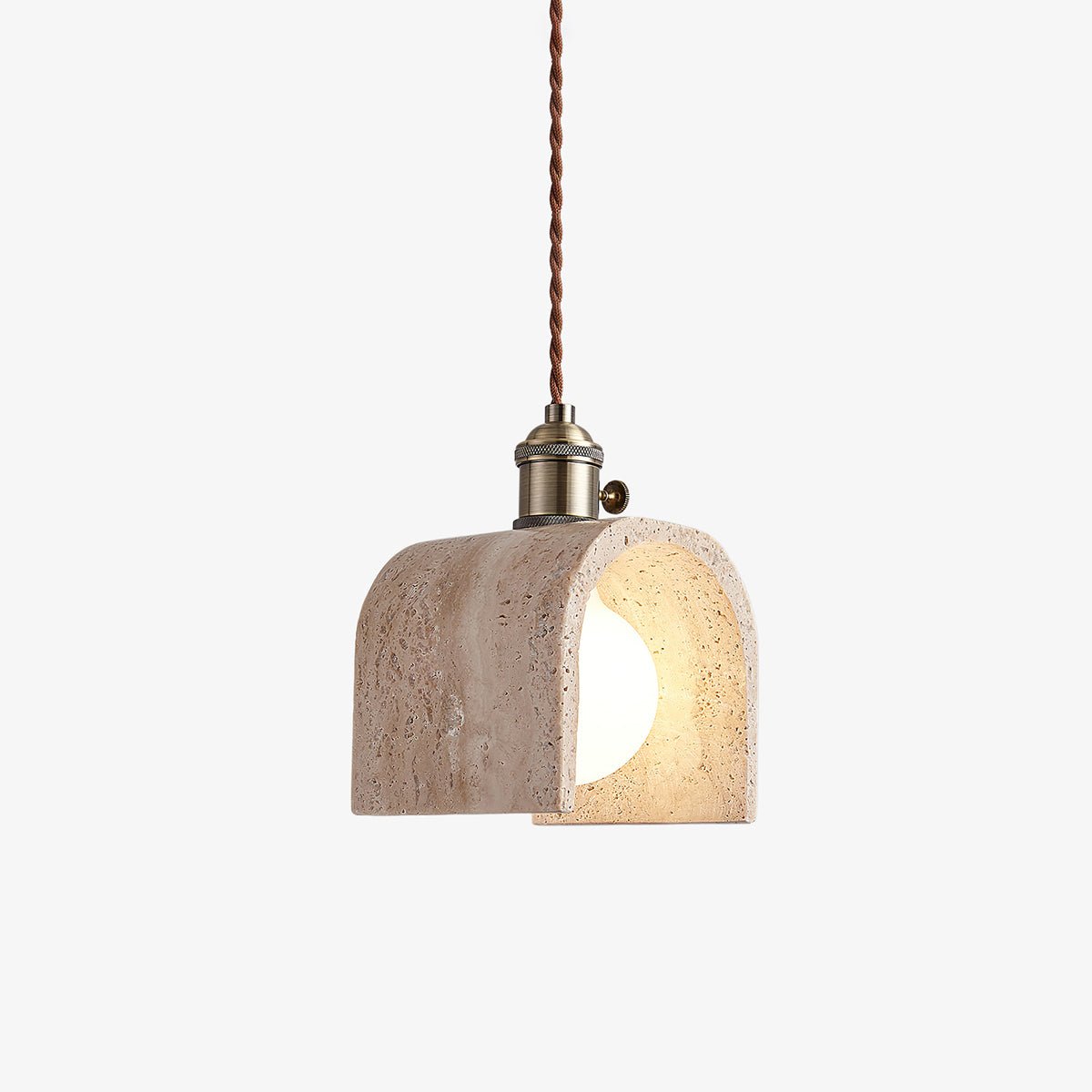Qisk Travertine lampa wisząca