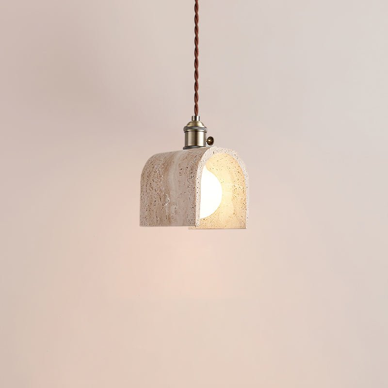 Qisk Travertine lampa wisząca