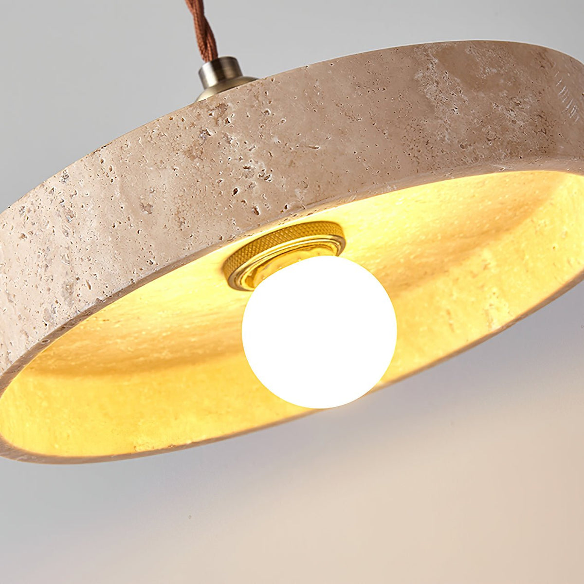Qisk Travertine lampa wisząca