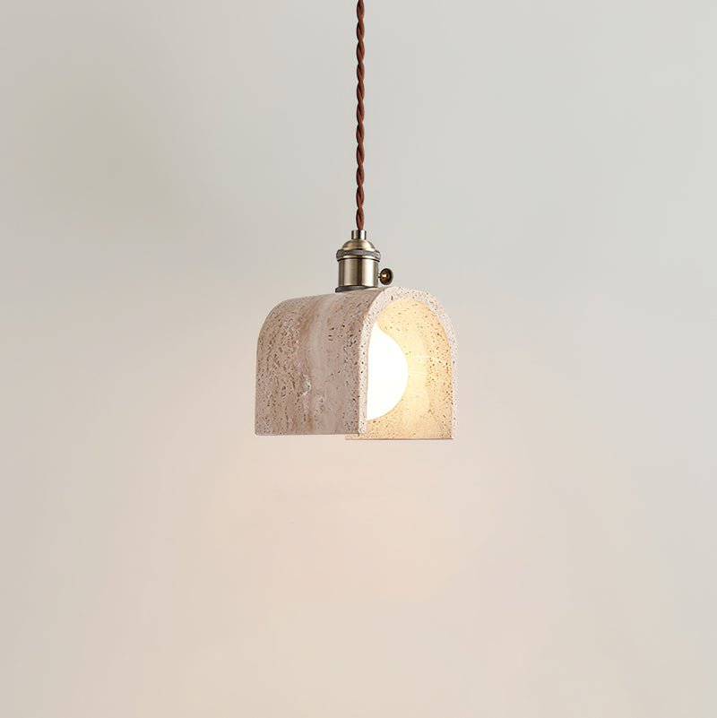 Qisk Travertine lampa wisząca